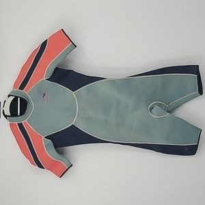 Retro Aquasport short-sleeve shorts wetsuit size 14